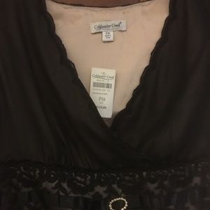 Coldwater Creek Sexy Black Dress Size 16P